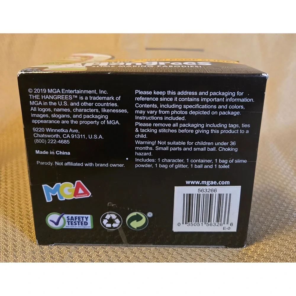 MGA The Hangrees Buzz Tootyear Series 1 Slime Making Parody Figure New